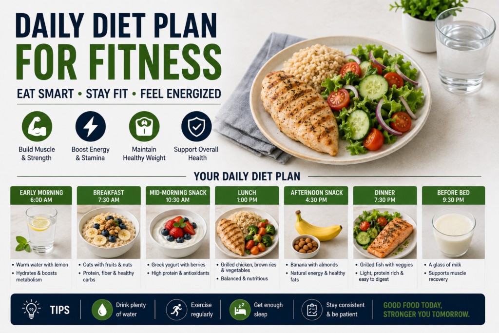 Daily Diet Plan for Fitness