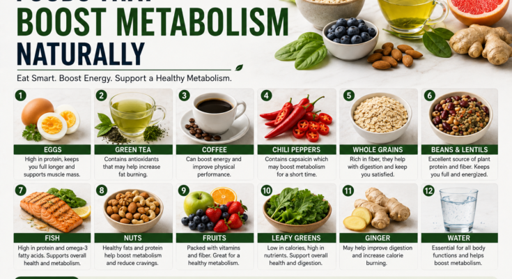 Foods That Boost Metabolism Naturally