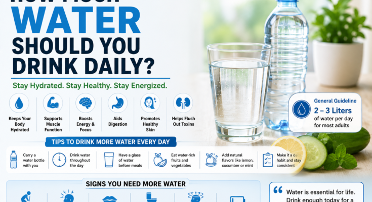 How Much Water Should You Drink Daily