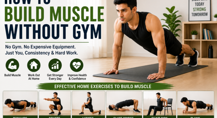 How to Build Muscle Without Gym