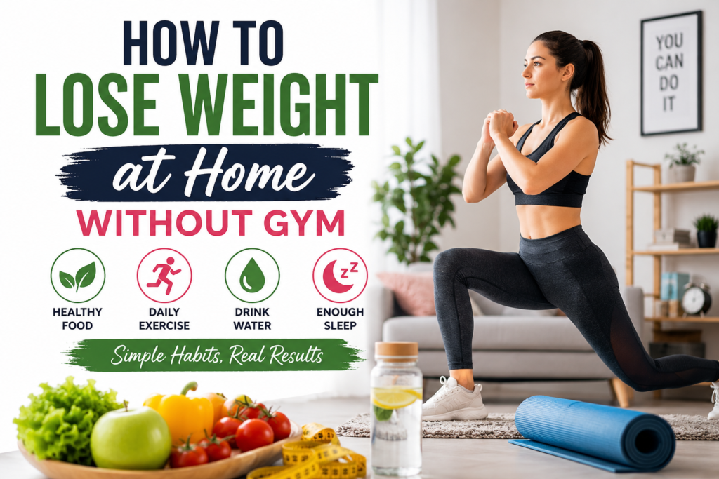 How to Lose Weight at Home Without Gym