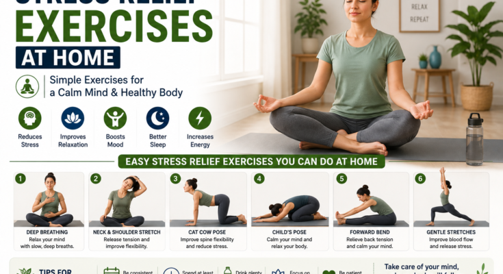 Stress Relief Exercises at Home